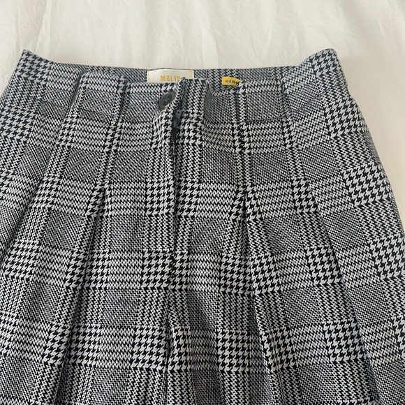 Anthropologie Maeve Plaid Pleated Pants sz 4 - Picture 7 of 9